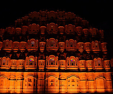 Hawa-Mahal-Jaipur-Night