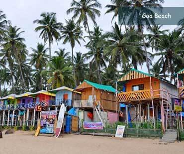 Goa beach landscape