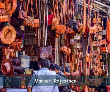 Local market in Rajasthan
